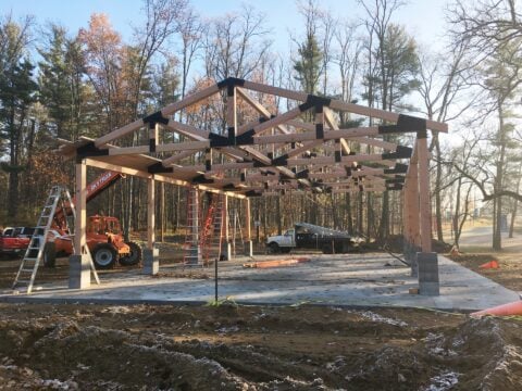 Decorative Truss Structure in Progress